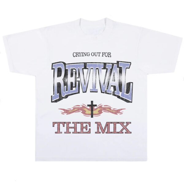 Revival graphic tee by Common Rags, front view